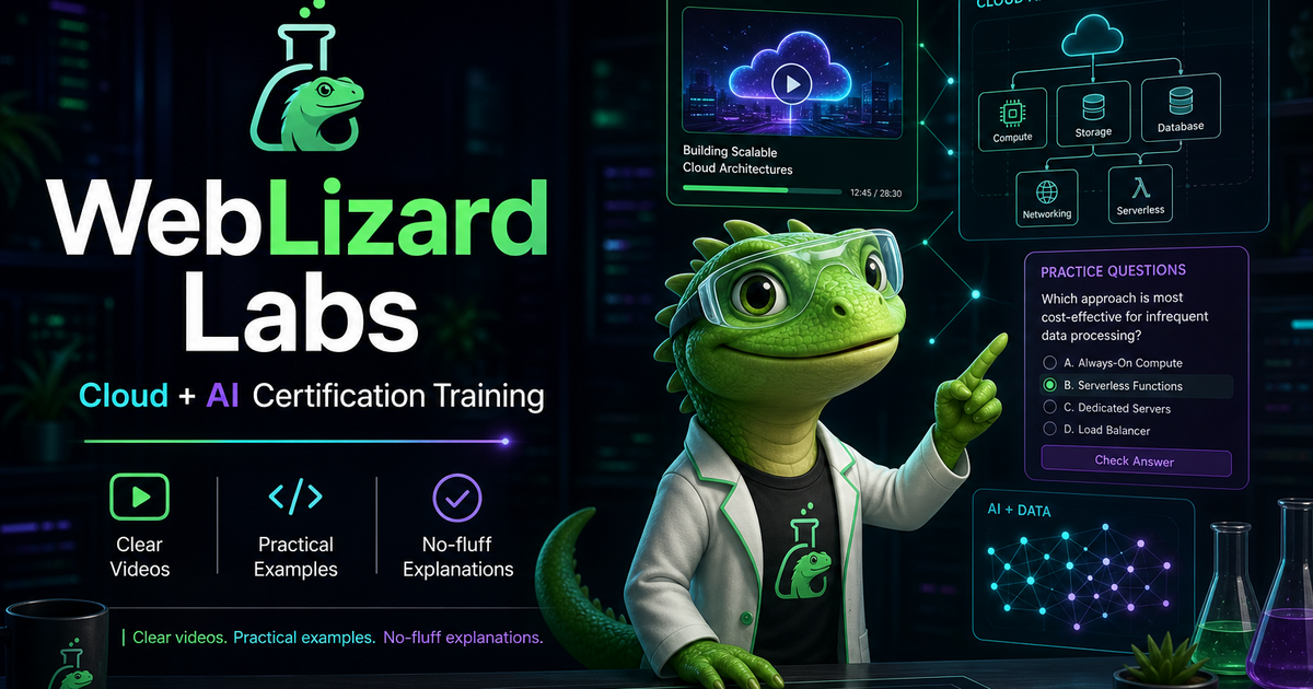 WebLizard Labs social preview card